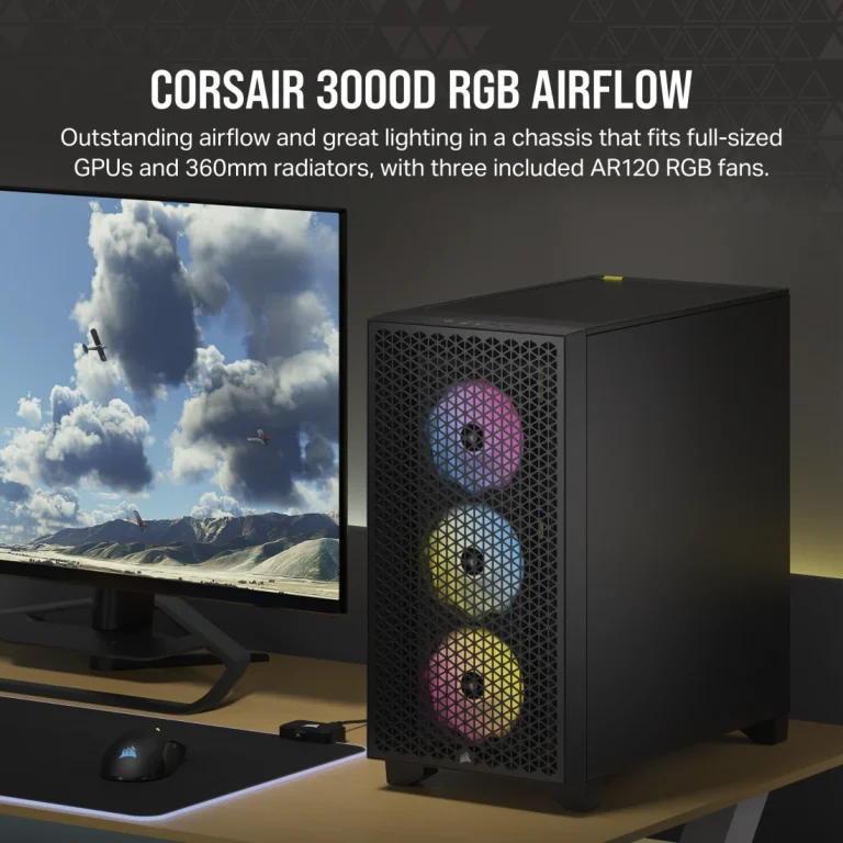 Corsair 3000D Airflow RGB (Noir)