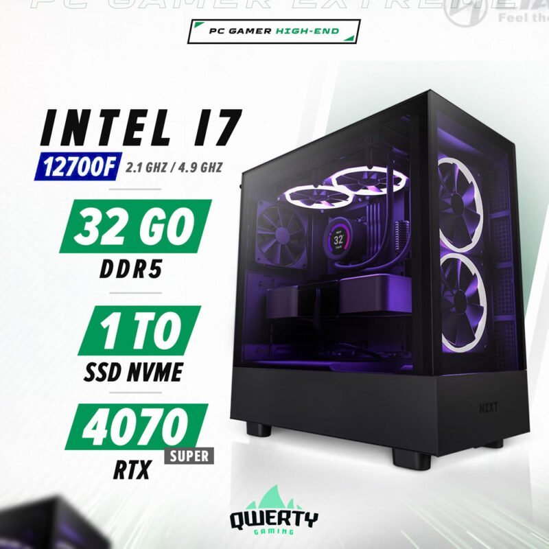 PC GAMER Intel i7-12700F RTX 4070 SUPER