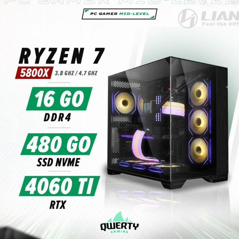 PC GAMER Ryzen 7 5800X RTX 4060 Ti