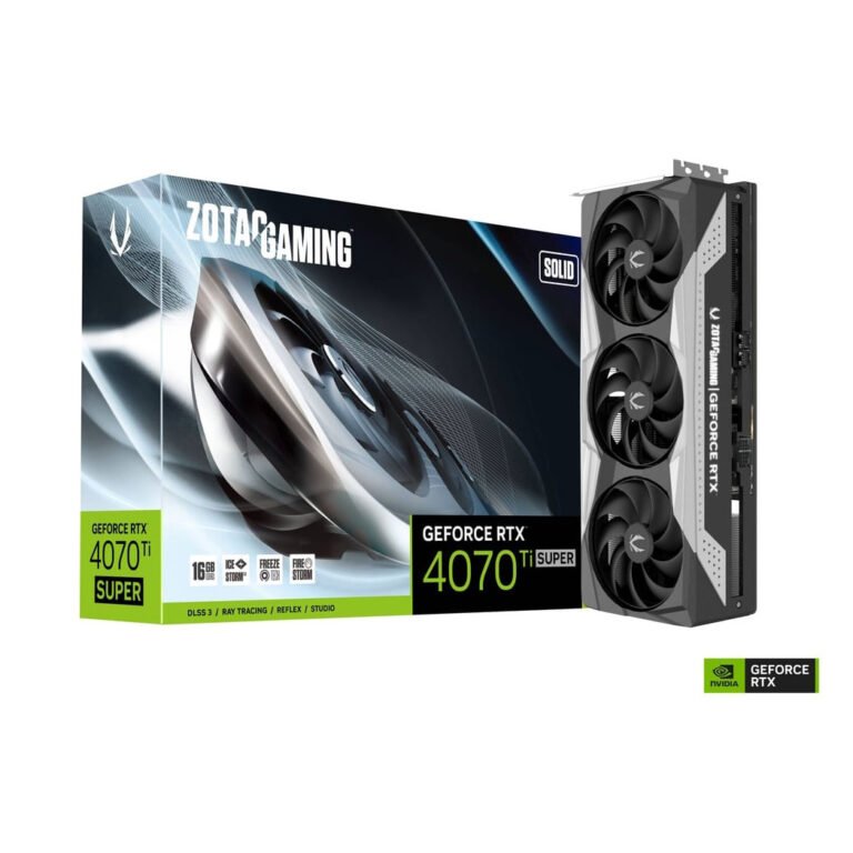ZOTAC Nvidia GeForce RTX 4070 Ti Super Solid OC 16GB GDDR6X