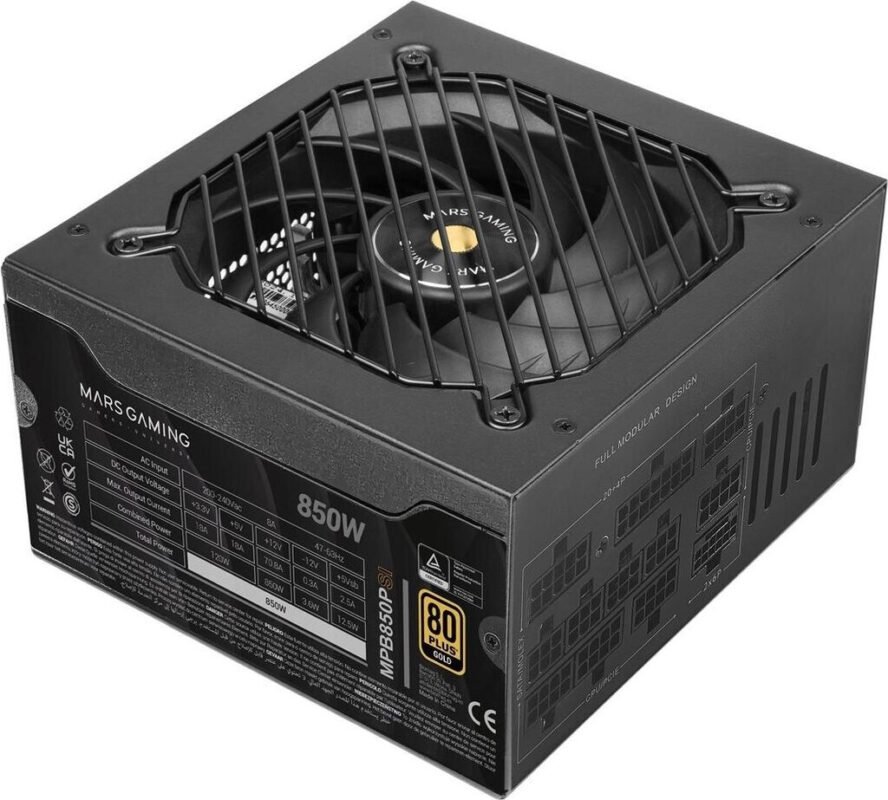 Mars Gaming MPB850PSI Full Modular 850W 80Plus Gold