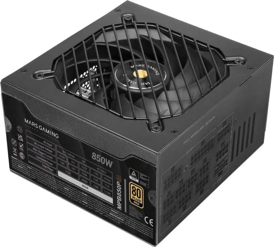 Mars Gaming MPB850PSI Full Modular 850W 80Plus Gold