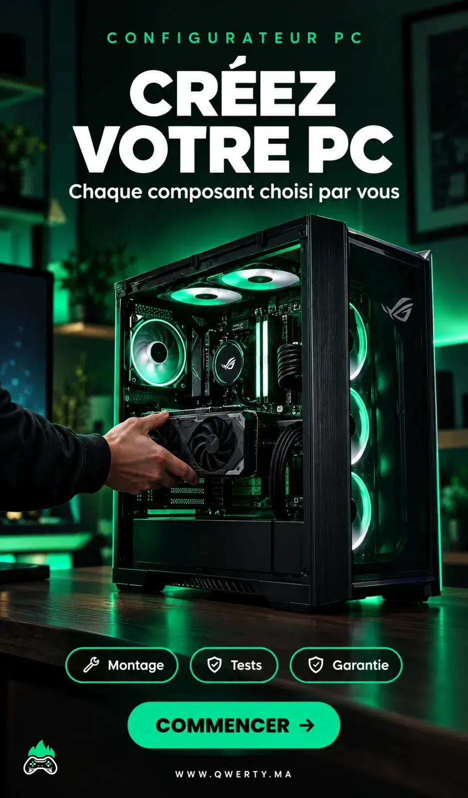 Configurateur PC Qwerty Gaming : créez votre PC sur mesure