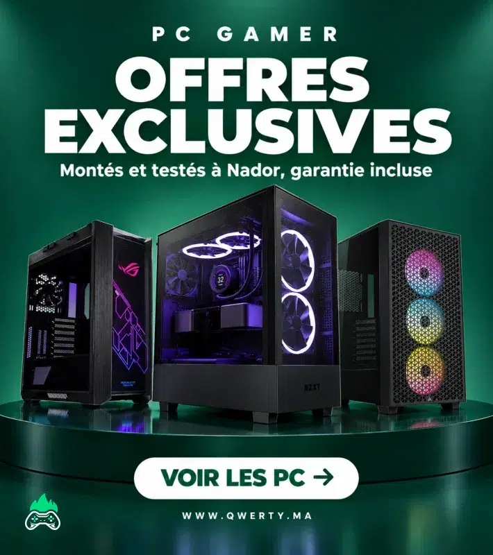 PC Gamer : offres exclusives, montés et testés à Nador
