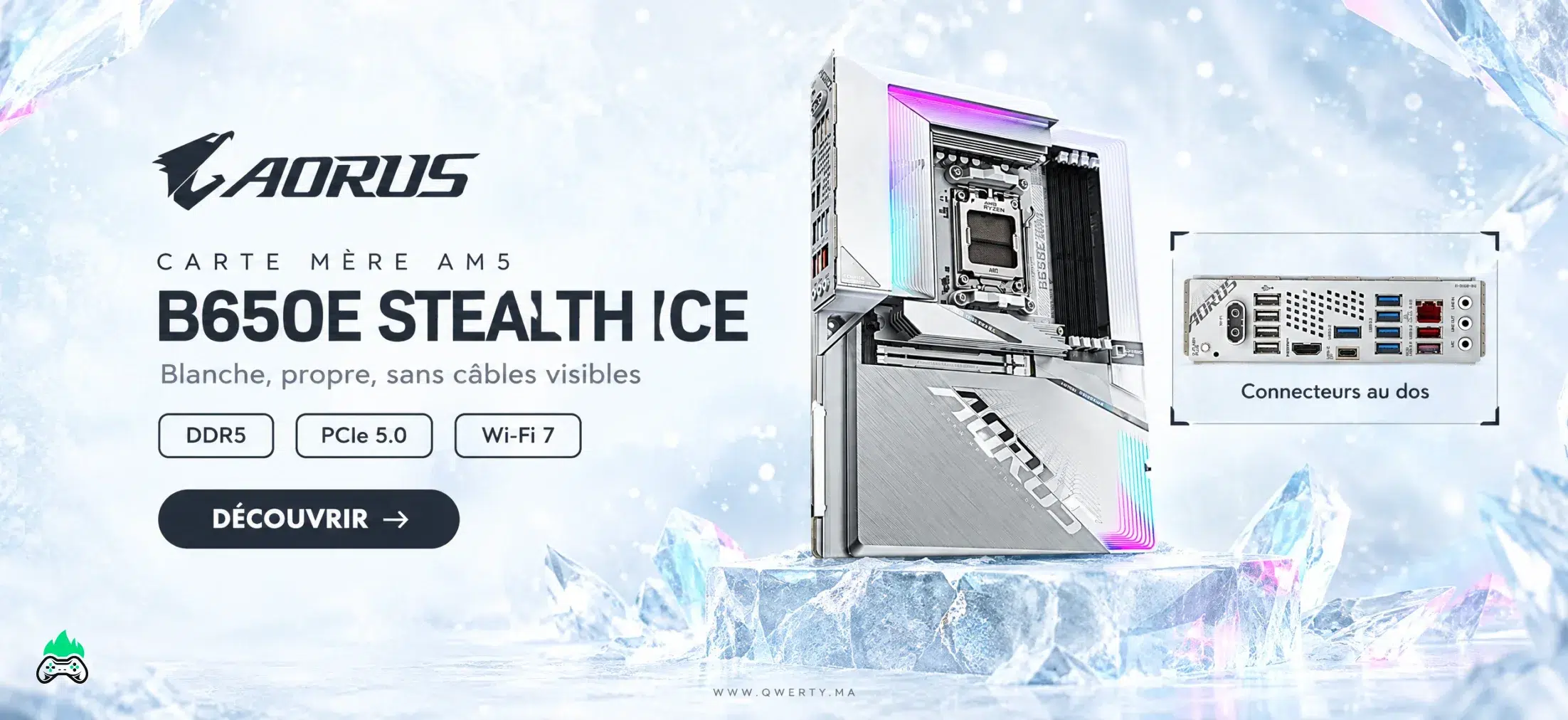 Gigabyte B650E AORUS STEALTH ICE